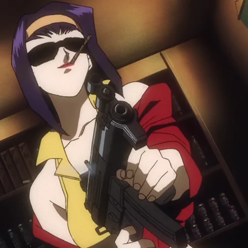🚬 Стикер «Faye Valentine» для Telegram