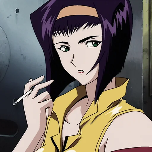 🚬 Стикер «Faye Valentine» для Telegram