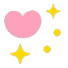 ❤️ Эмодзи «❤ Hearts - сердечки эмоджи» для Telegram
