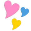 ❤️ Эмодзи «❤ Hearts - сердечки эмоджи» для Telegram