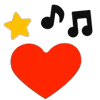 ❤️ Эмодзи «❤ Hearts - сердечки эмоджи» для Telegram
