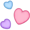 ❤️ Эмодзи «❤ Hearts - сердечки эмоджи» для Telegram