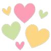 ❤️ Эмодзи «❤ Hearts - сердечки эмоджи» для Telegram