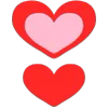 ❤️ Эмодзи «❤ Hearts - сердечки эмоджи» для Telegram