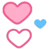 ❤️ Эмодзи «❤ Hearts - сердечки эмоджи» для Telegram