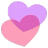 ❤️ Эмодзи «❤ Hearts - сердечки эмоджи» для Telegram
