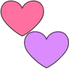 ❤️ Эмодзи «❤ Hearts - сердечки эмоджи» для Telegram