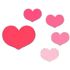 ❤️ Эмодзи «❤ Hearts - сердечки эмоджи» для Telegram