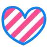 ❤️ Эмодзи «❤ Hearts - сердечки эмоджи» для Telegram