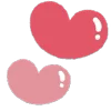 ❤️ Эмодзи «❤ Hearts - сердечки эмоджи» для Telegram