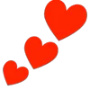 ❤️ Эмодзи «❤ Hearts - сердечки эмоджи» для Telegram