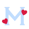 🩵 Эмодзи «Буквы с сердечками и иконки ко дню всех влюбленных» для Telegram