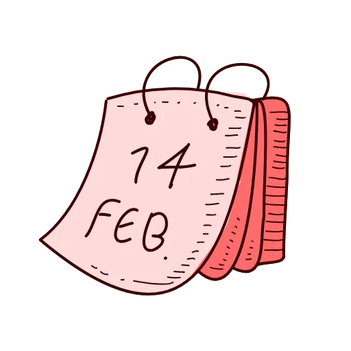 ❤️ Эмодзи «Feb 14» для Telegram
