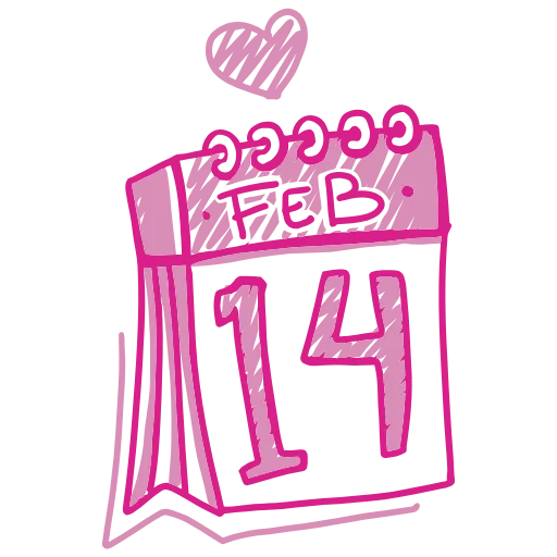 💜 Эмодзи «Feb 14» для Telegram