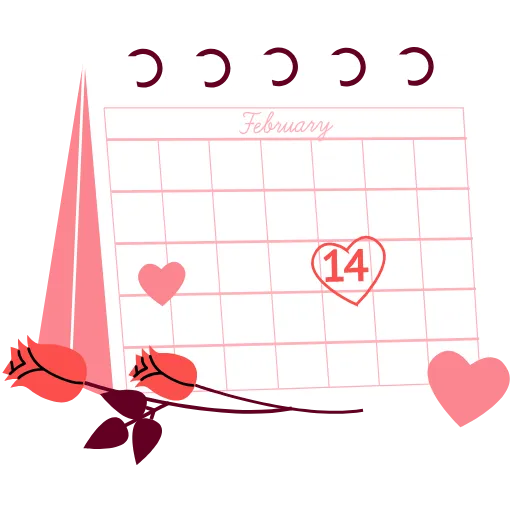 ❤️ Эмодзи «Feb 14» для Telegram