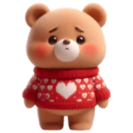 ❤️ Стикер «Valentines Bear» для Telegram
