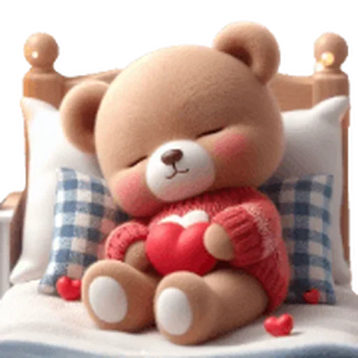 ❤️ Стикер «Valentines Bear» для Telegram