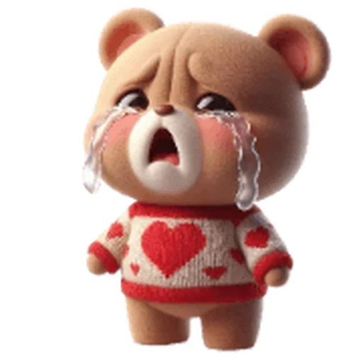 ❤️ Стикер «Valentines Bear» для Telegram