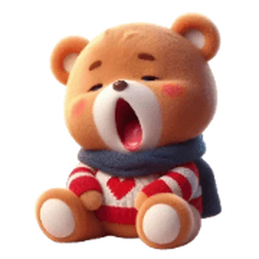 ❤️ Стикер «Valentines Bear» для Telegram
