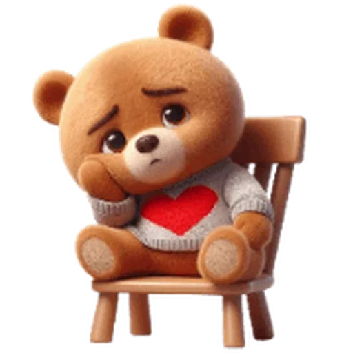 ❤️ Стикер «Valentines Bear» для Telegram