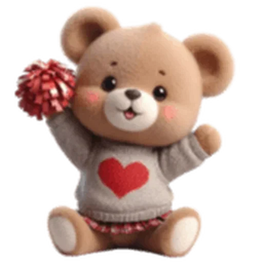❤️ Стикер «Valentines Bear» для Telegram