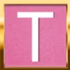 🫶 Эмодзи «Розовые буквы в рамке, иконки, таблички» для Telegram