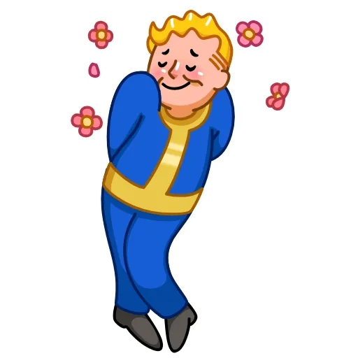 ☺️ Эмодзи «Fallout Vault Boy» для Telegram