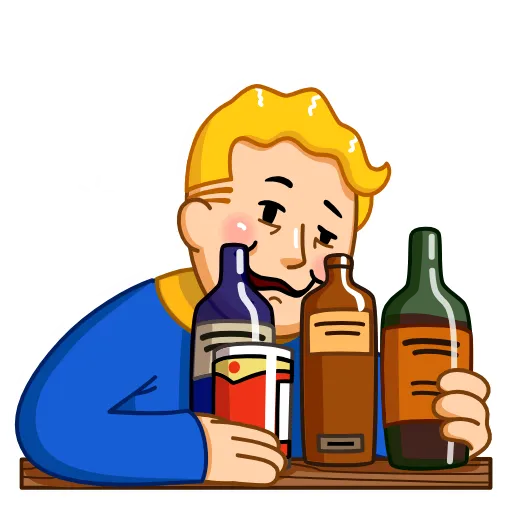 🍻 Эмодзи «Fallout Vault Boy» для Telegram