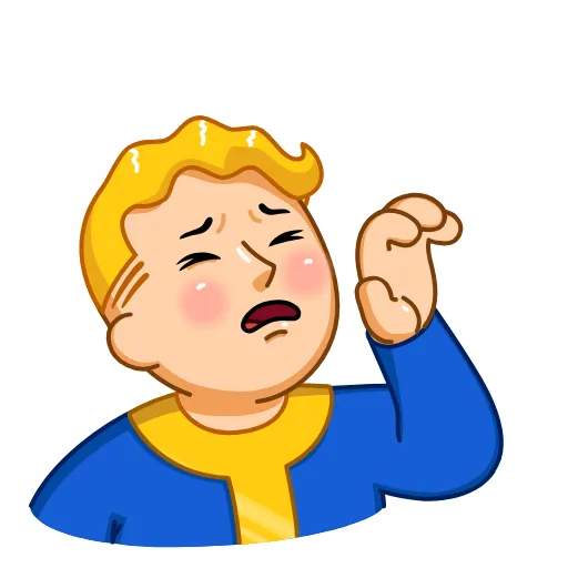 😵 Эмодзи «Fallout Vault Boy» для Telegram