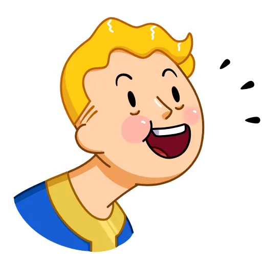 😳 Эмодзи «Fallout Vault Boy» для Telegram