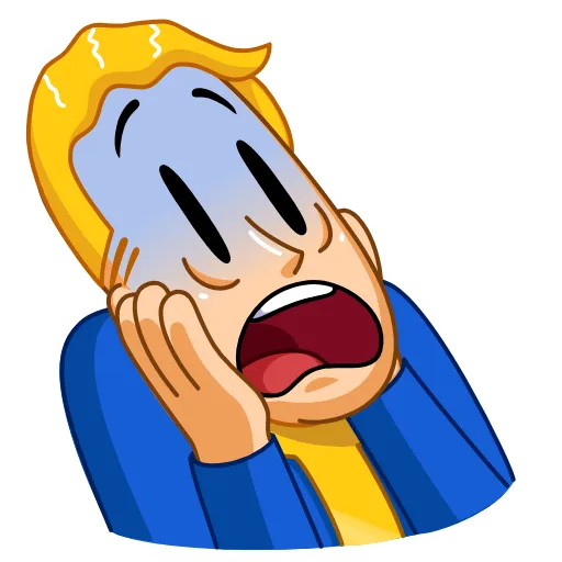 😨 Эмодзи «Fallout Vault Boy» для Telegram