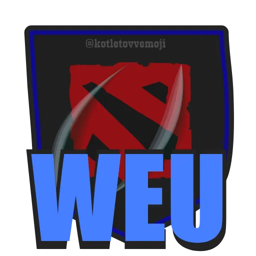 🚩 Эмодзи «Дотеры, на старт, внимание, включайте твич» для Telegram
