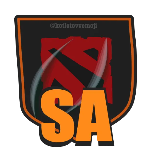 🚩 Эмодзи «Дотеры, на старт, внимание, включайте твич» для Telegram