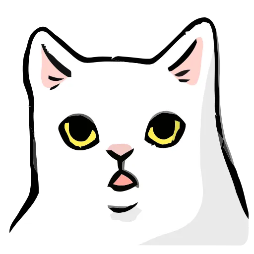 Эмодзи () Vector Cat для Telegram — скачать