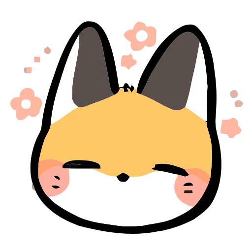 🦊 Эмодзи «Cute Fox» для Telegram