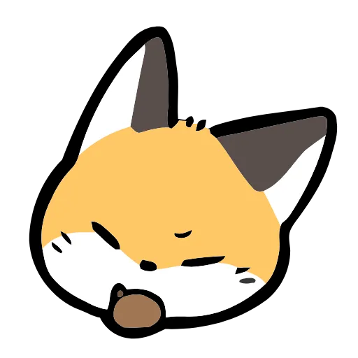 🦊 Эмодзи «Cute Fox» для Telegram