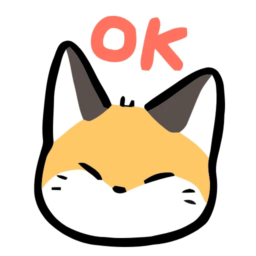 🦊 Эмодзи «Cute Fox» для Telegram