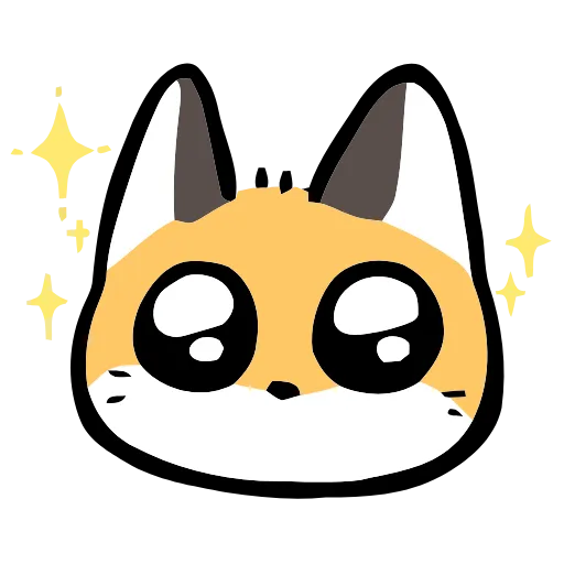 🦊 Эмодзи «Cute Fox» для Telegram