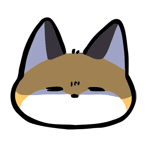 🦊 Эмодзи «Cute Fox» для Telegram