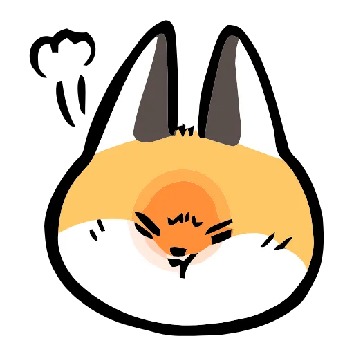 🦊 Эмодзи «Cute Fox» для Telegram
