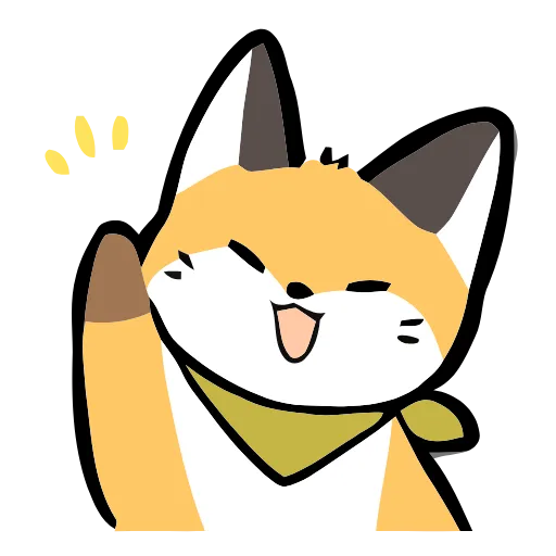 🦊 Эмодзи «Cute Fox» для Telegram