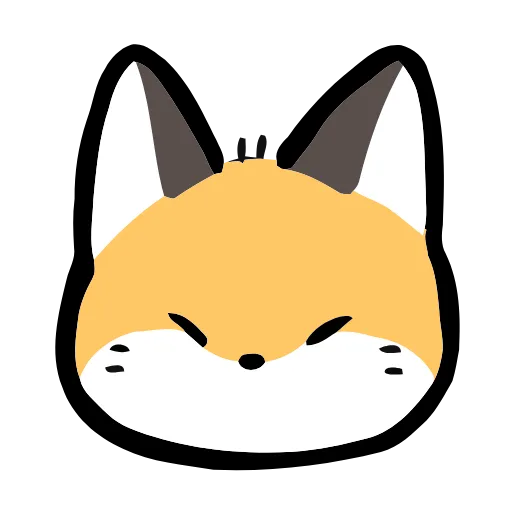 🦊 Эмодзи «Cute Fox» для Telegram