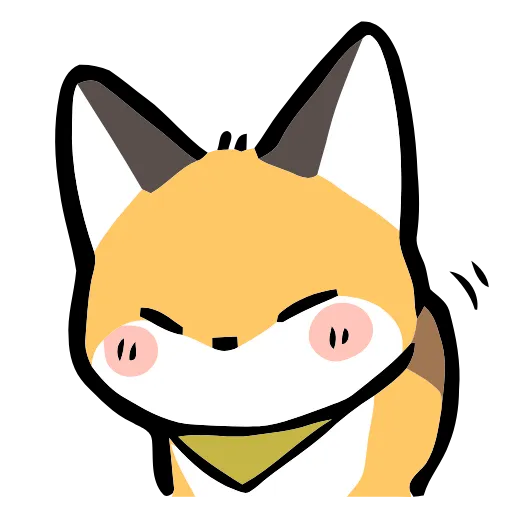 🦊 Эмодзи «Cute Fox» для Telegram