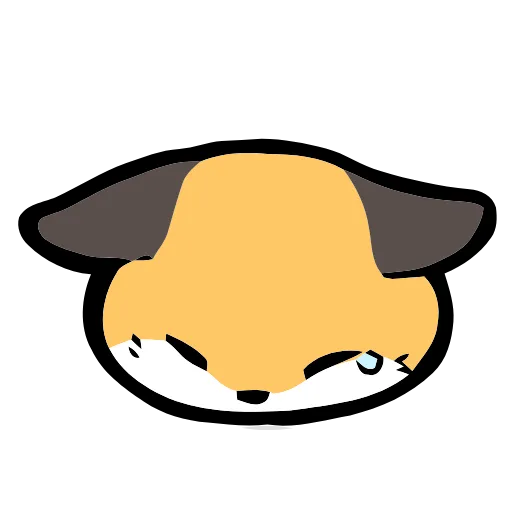 🦊 Эмодзи «Cute Fox» для Telegram