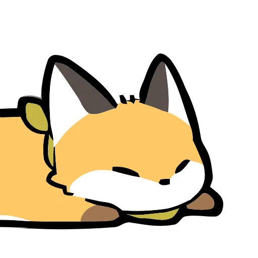 🦊 Эмодзи «Cute Fox» для Telegram