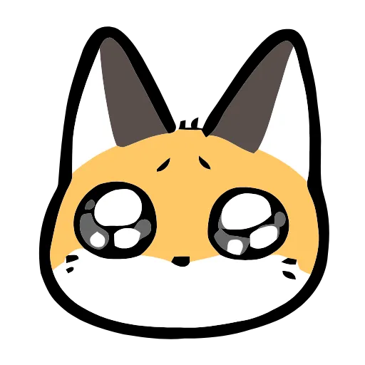 🦊 Эмодзи «Cute Fox» для Telegram