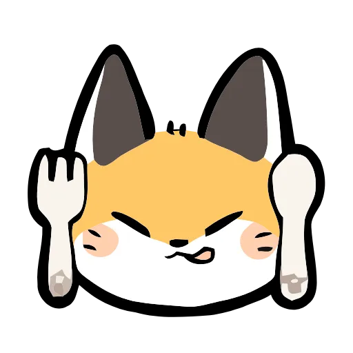 🦊 Эмодзи «Cute Fox» для Telegram