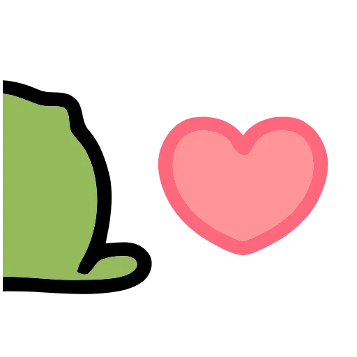❤️ Эмодзи «Frog -» для Telegram