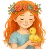 👩‍🦰 Эмодзи «Великая Пасха» для Telegram