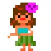 🌟 Эмодзи «Hawaii #status #cute #girl #pixel» для Telegram